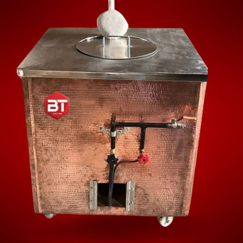 Square Copper Tandoor